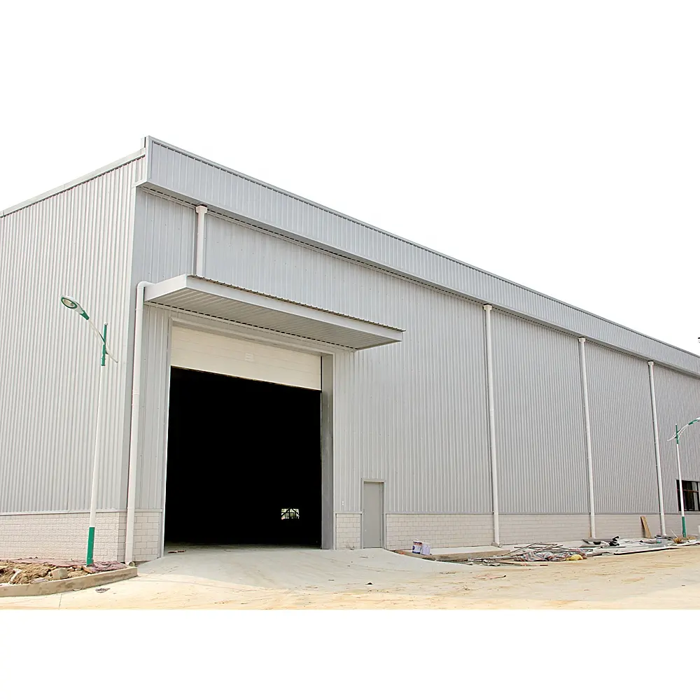 XGZ Manufacturer Galvanized Fabricated Metal Light Steel Shed Prefabricated Warehouse