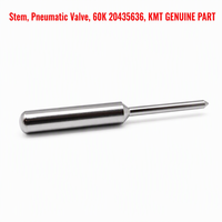 Vanne pneumatique d'origine KMT 20435636 à prix d'usine, tige de vanne haute pression 60k pour machine de découpe jet d'eau, pièces de rechange