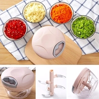 Handheld Mini Knoflook Crusher Plastic Keukenmolen En Chopper Voor Groenten En Fruit