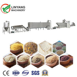 Machine extrudeuse de riz nutritif Linyang, état neuf, composant principal : moteur 120 kW, production de 250 kg/h, pour la fabrication de céréales artificielles enrichies - Product Image 1