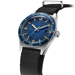 Fabricant de montres mécaniques automatiques pour hommes, sur mesure OEM ODM, 40 mm, acier inoxydable, mouvement automatique, aiguilles lumineuses, bracelet en nylon - Product Image 2