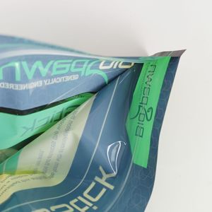 Bolsa con Cierre y Logotipo Personalizado, Bolsa con Sellado de 3 Lados y Ventana Transparente, Bolsa de Embalaje a Prueba de Aceite de Aluminio Puro - Product Image 4