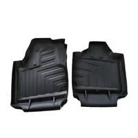Karpet Lantai Yongjin ATV untuk Can-Am Maverick X3 2017-2018 Baris Depan, Karpet TPE Anti Air, Pelindung Lumpur, Warna Hitam