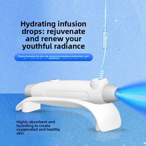El yüksek basınçlı nemlendirici su oksijen jeti soyma yüz Spa Nano sprey makyaj enjektör ab/abd Plug cilt gençleştirme - Product Image 2