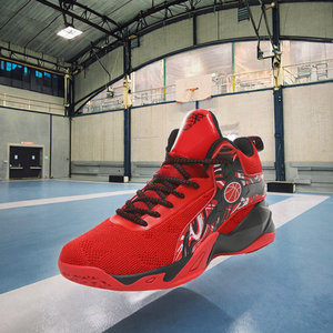 Chaussures de basketball pour hommes de haute qualité, durables, respirantes, style <span class=keywords><strong>plateforme</strong></span>, <span class=keywords><strong>avec</strong></span> lacets et semelle intérieure en PU, vente en gros - Product Image 5