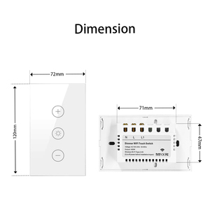 หลอดไฟหรี่แสงได้สำหรับ Tuya USA Smart LED <span class=keywords><strong>WiFi</strong></span> Alexa Google Home ใช้ได้กับ110V-220V แผงสัมผัสควบคุมระยะไกลแรงดันไฟฟ้าสูงสุด2 - Product Image 3