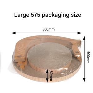 Laternen form KOSTENLOSE PROBE Beliebte abnehmbare platzsparende Wellpappe Schreibtisch Nest Katzen bett - Product Image 3