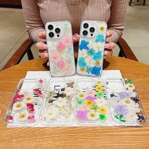 Per Apple <span class=keywords><strong>iPhone</strong></span> <span class=keywords><strong>11</strong></span> a 16 <span class=keywords><strong>pro</strong></span> max vera e propria resina ispessita a fiore resistente agli urti <span class=keywords><strong>cover</strong></span> posteriore in stile custodia per telefono - Product Image 4