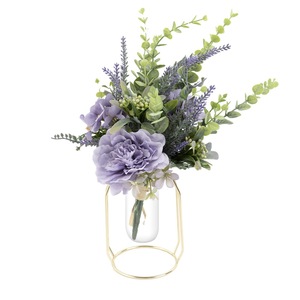 Ramo de lavanda artificial Camellia, arreglo floral morado para decoración de bodas y hogar CF01037 - Product Image 5