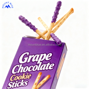 Bâtonnets de biscuits au chocolat Addictive Grape-Bâtonnets de biscuits Crave-Worthy au chocolat à pois - Product Image 3