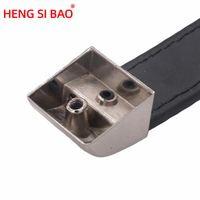 Poignées réglables en cuir et alliage de zinc pour chaises de salle à manger, tiroirs de commodes et armoires de chambre/hôtel - Meubles de haute qualité