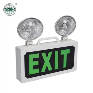 Led Emergency Exit Light China Supplier Wall-mounted Emergency Light double-end Exit Sign Emergency Exit Box
