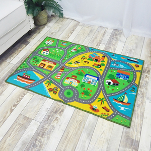 <span class=keywords><strong>Tapis</strong></span> de jeu moderne écologique lavable pour tout-petits, thème routier éducatif, zone de jeu pour enfants, <span class=keywords><strong>tapis</strong></span> de crèche antidérapant - Product Image 3