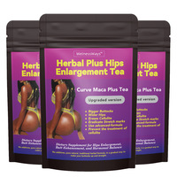 Thé Herbal Naturel à la Racine de Maca pour l'Augmentation des Hanches chez les Femmes et les Hommes – Thé Raffermissant Rapide pour l'Amélioration et l'Augmentation du Volume des Fesses