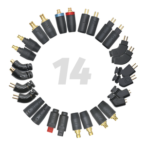 Câble de remplacement équilibré pour <span class=keywords><strong>écouteur</strong></span>s IEM HIFI, 14 connecteurs disponibles, 4 cœurs torsadés, MMCX 2 broches 0,78 QDC OFC CX31993 TYPE-C - Product Image 6