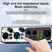 Carte son professionnelle MB22, interface audio USB, alimentation fantôme 48V pour diffusion en direct, studio, podcast