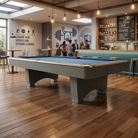 Table de billard professionnelle de 9 pieds, taille tournoi, table de billard professionnelle pour club commercial, table de billard en ardoise avec retour de billes