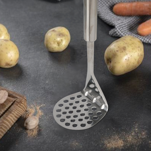 <span class=keywords><strong>Presse</strong></span> alimentaire de cuisine Outil de <span class=keywords><strong>purée</strong></span> de pommes de terre Heavy Duty Handheld Manual Baby Food Vegetable Masher Stainless Steel Pommes de terre Masher - Product Image 6