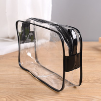 Sac mini-pochette personnalisé en PVC, sac d'emballage en plastique PVC pour cosmétiques, trousse de toilette, kit de voyage, ongles, cadeaux