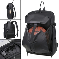 Sac à dos extensible multi-compartiments pour hommes, voyage d'affaires, sport, casque de basketball, sac pour ordinateur portable