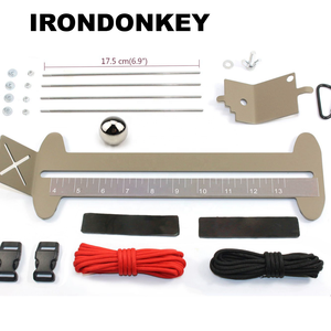 IRONDONKEY para Paracord Jigs Kit de acero inoxidable DIY herramienta artesanal para paraguas <span class=keywords><strong>cuerda</strong></span> pulsera tejido marco de madera fabricante - Product Image 4