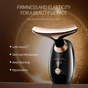 चेहरे मशीन गर्दन उठाने सौंदर्य उपकरण विरोधी झुर्रियों चेहरे की मालिश त्वचा कायाकल्प पतली डबल चिन वाइब्रेटर - Product Image 4