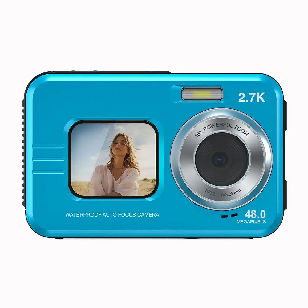 Waterdichte 4K Ultra Hd Pocket Action Camera Vlog Wifi Mini Sportcamera Waterdichte Hoes Reis Fiets Driver Recorder