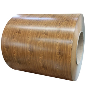 Bobine en acier galvanisée par revêtement <span class=keywords><strong>de</strong></span> couleur <span class=keywords><strong>de</strong></span> rouge et <span class=keywords><strong>noir</strong></span> <span class=keywords><strong>de</strong></span> grain <span class=keywords><strong>de</strong></span> bois <span class=keywords><strong>de</strong></span> calibre 20 pour la fabrication <span class=keywords><strong>de</strong></span> clôtures <span class=keywords><strong>prix</strong></span> par tonne - Product Image 1