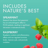 Gummies de haute qualité pour le soulagement avec Inositol, Vitamine B12, saveur menthe verte, framboise et menthe, 60 unités, Complément alimentaire