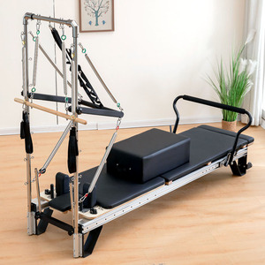 Lettino Reformer Pilates in Lega di Alluminio di Alta Qualità, Attrezzatura per Allenamento Yoga e Ginnastica Domestica, Modello Eight Thousand Twenty-One - Product Image 4