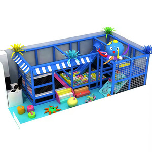 Custom Design Ocean Themed Indoor Playground, Soft Play Park <b>Combined</b> with Trampoline Zone for Family Entertainment Center - Product Image 1