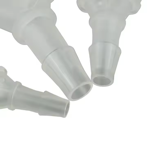 Conector De Três Vias Tubo De Silicone De Laboratório Em Forma De Y Traqueia Plástica Resistência De Corrosão Ácida Suave 3-Way PP Material Casting - Product Image 5