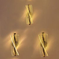 Lampe de chevet minimaliste moderne en gros, créative, pour chambre à coucher, salon, style nordique, LED ultra-lumineuse, pour couloir et mur de fond