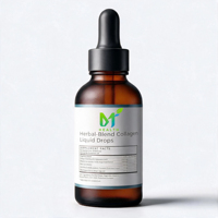 Huile à base de plantes en gouttes liquides orales, complexe végétal hydrolysé, huile pour la croissance des cheveux, 2 ml par dose, 30 doses