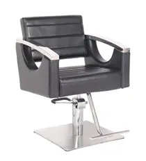 Elegant Barber Chair Luxury Beauty Salon Furniture Modern White Hair Styling Chair Salon Barber Chair