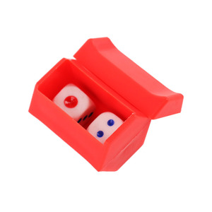 Magic <b>Talking</b> Dice Mini Magic Props Red 3.5X2.5X2CM For Tricks - Product Image 1
