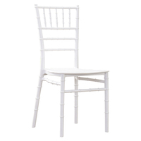 Chaises en bambou en plastique Chaises Chiavari Chaise d'hôtel moderne de mariage de fête en option de couleur
