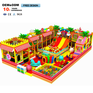 Commercial Indoor Playground Equipment Malls & Children's <b>Entertainment</b> Centers Soft Plastic Playgrounds for Sale - Product Image 1