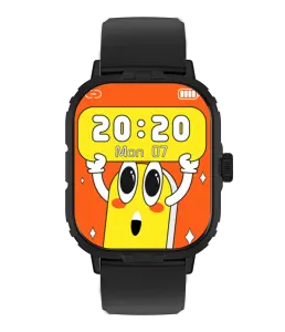F5 Smartwatch Met Tools Voor Hartgezondheid, Stressmanagement En Huidtemperatuurtrends, Koolstof/Grafiet, Één