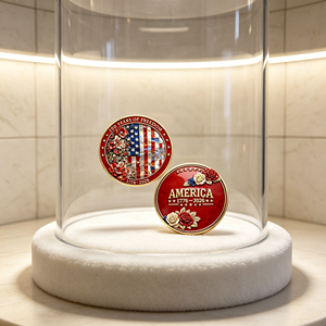 Pièce de monnaie commémorative de l'anniversaire de l'Amérique pour collection - Product Image 5