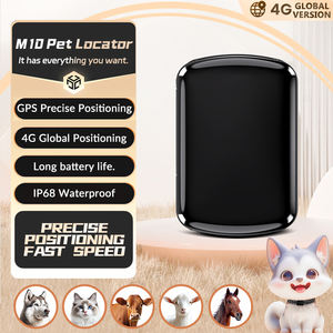 Traceur GPS compact pour animaux de compagnie M10 4G LBS GPRS, localisateur intelligent, étanche, anti-poussière, anti-perte, collier sans fil, suivi par PC, chiens - Product Image 1