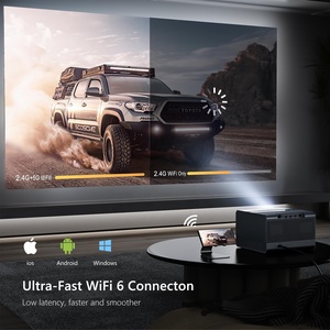 Factory New Arrived OEM <strong>Android</strong> 12.0 System 2+32G 1200 ANSI Native 1080p Full HD 4K LCD Video Portable Home WiFi 5G Projector - Product Image 4