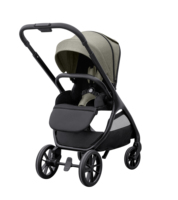 Poussette compacte pliable OEM pour bébé avec pare-chocs détachable et grand panier de rangement
