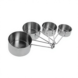 ชุดถ้วยตวงทรงกลมมี4ขนาดแตกต่างกันดีไซน์ใหม่ล่าสุด - Product Image 1