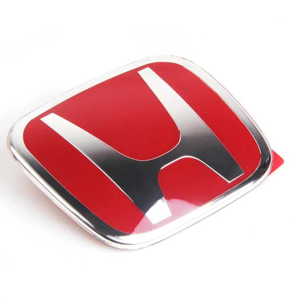H 자동차 전면 및 후면 스티어링 휠 H 로고에 대한 새로운 디자인 3D 소프트 라벨 자동차 H 배지 로고 수정 스티커