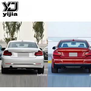 Pour 2 séries F22 <span class=keywords><strong>F23</strong></span> nouveau Kit de carrosserie boulonné Modification mise à niveau Style MT grand pare-chocs avant pare-chocs arrière jupes latérales ensemble - Product Image 4