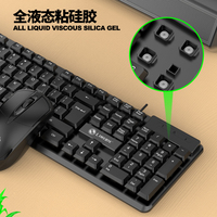Clavier et Souris USB Filaire 104 Touches – Design Ergonomique Professionnel – Vente en Gros Usine – Meilleur Rapport Qualité-Prix