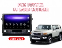 Pemutar DVD mobil RoadNavi 13.3 ", untuk Toyota Land Cruiser FJ 2007-2022 Android Radio dasbor mobil dipasang Carplay GPS