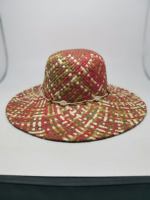 Nouveau Chapeau de Paille Panama Double Face Personnalisé en Herbe Naturelle de Haute Qualité, Tendance, avec Style d'Image, pour Usage Unisexe à la Plage