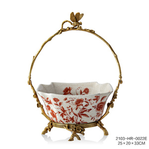 Ensemble de vases décoratifs pour la maison en porcelaine blanche de luxe Reproduction d'antiquités à la main <span class=keywords><strong>Vase</strong></span> de table de peinture classique en céramique en gros - Product Image 5